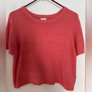 Blue Rain Coral Knit Top